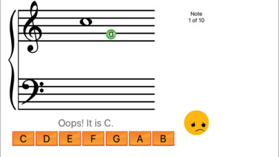 See Note - note identification practice screenshot 3