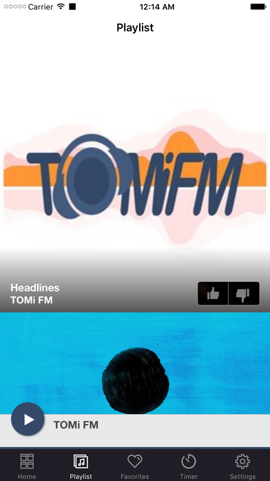 TOMi FM screenshot 2