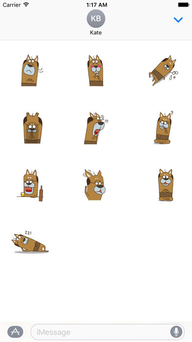Weird and Funny Dog Sticker screenshot 3
