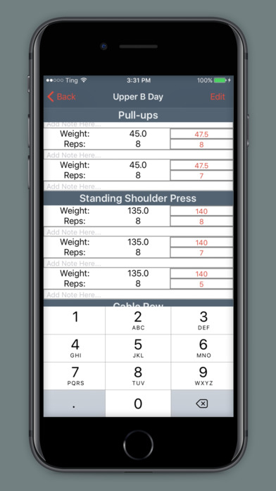 Workout Log-Track Gym Progress screenshot 4