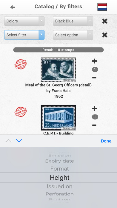 Postzegels Nederland, Filateli screenshot 4