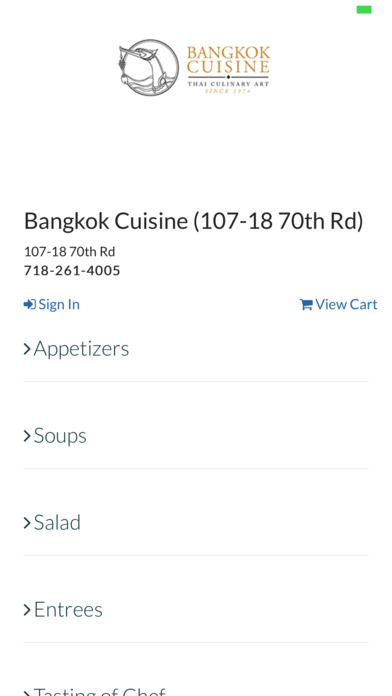 Bangkok Thai Cuisine NYC screenshot 2