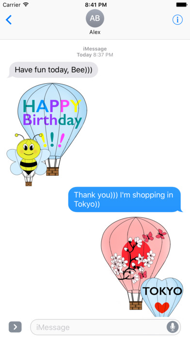 The Air Balloons Stickers screenshot 3