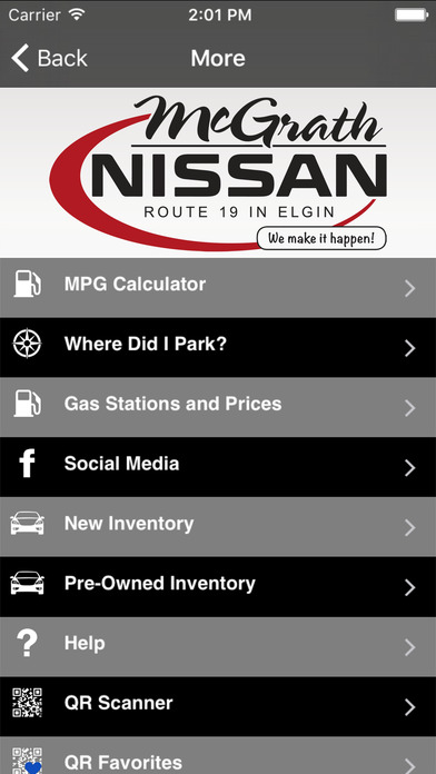 McGrath Nissan Advantage screenshot 2