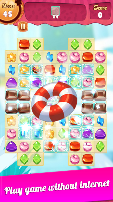 Sweet Candy - New Match 3 Puzzle Game with Friends screenshot 3