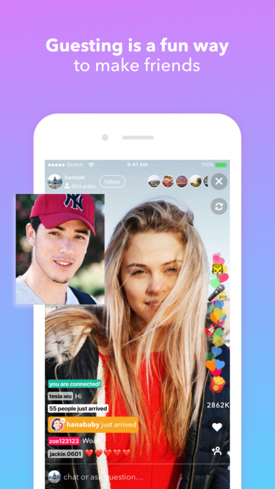 Screenshots of live.ly - live video streaming for iPhone