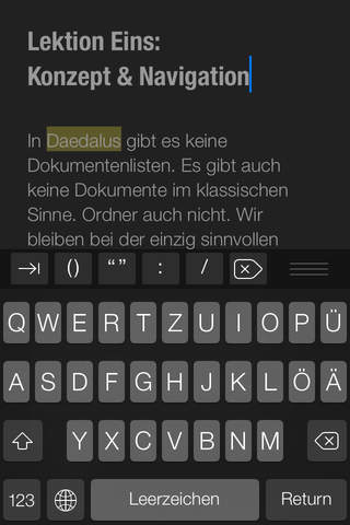 Daedalus Touch – Text Editor for iCloud screenshot 3