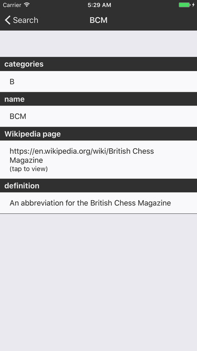 The Chess Glossary: Positions, Problems, Jargon screenshot 2