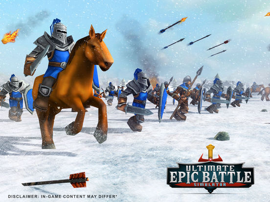 Ultimate Epic Battle Simulator - игра средневеково на iPad