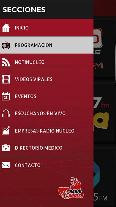 Radio Nucleo screenshot 2