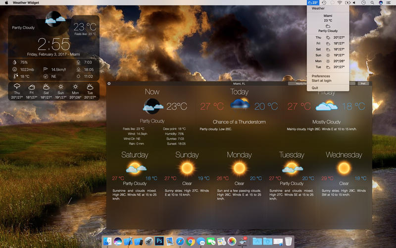 Weather Widget: Desktop forecast Australia Pro 앱스토어 스크린샷
