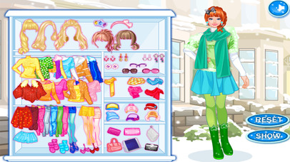 lala s'habille pour l'hiver - jeux de filles screenshot 2