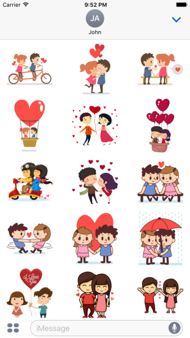 Romantic Couple Sticker screenshot 3