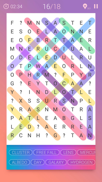 Screenshots of Word Search Pro‧ for iPhone