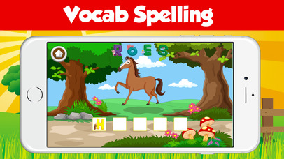 1st Grade Vocabulary Words - Wild Animals Learning screenshot 3