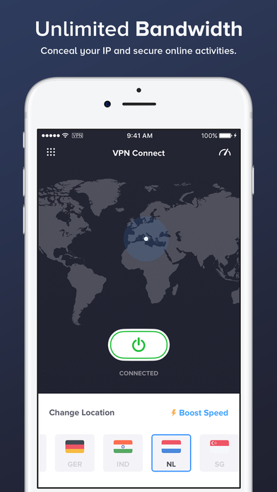 VPN Connect - Unlimited VPN Proxy for iPhone screenshot 2