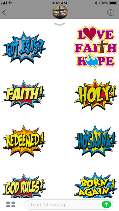 Shout Gods Love With Stickers screenshot 2