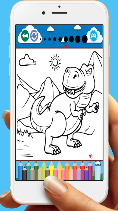 Coloring Book Dinosaurs  Games For Kids screenshot 3