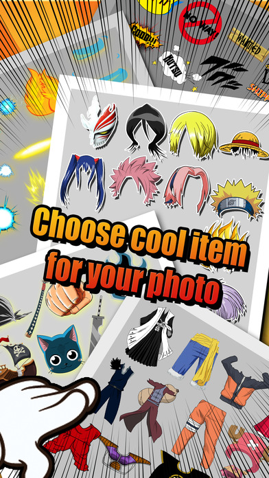 Pop Manga & Anime Sticker Camera screenshot 3