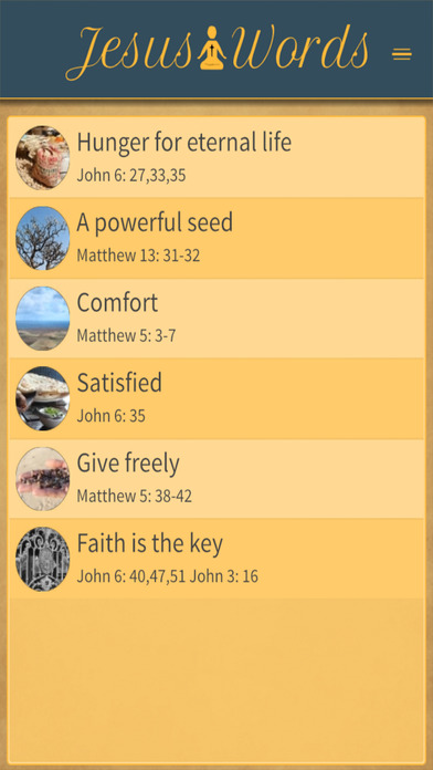 Jesus Words Meditation screenshot 2