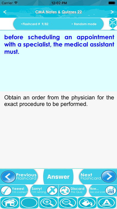Certified Medical Assistant-4200 Terms & Quizzes screenshot 3