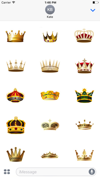 Crown Stickers screenshot 2
