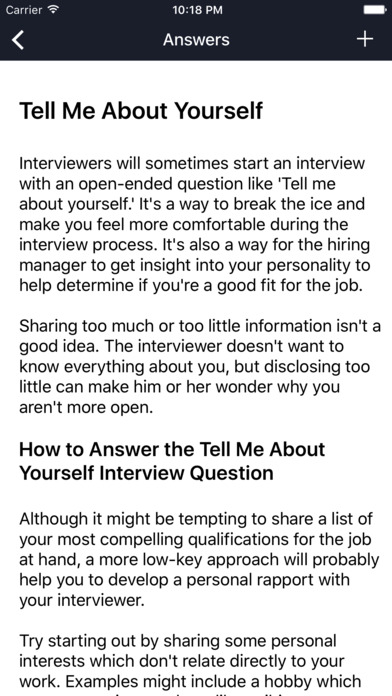 Job Interview Prep Questions screenshot 2