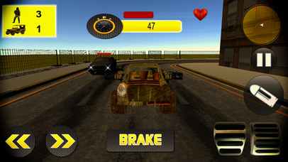 Realistic Car Shooting Adventure - Racing Chase screenshot 2