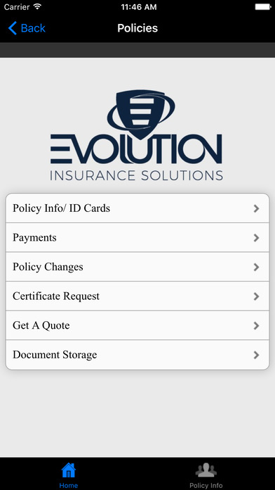 Evolution Insurance Solutions screenshot 2