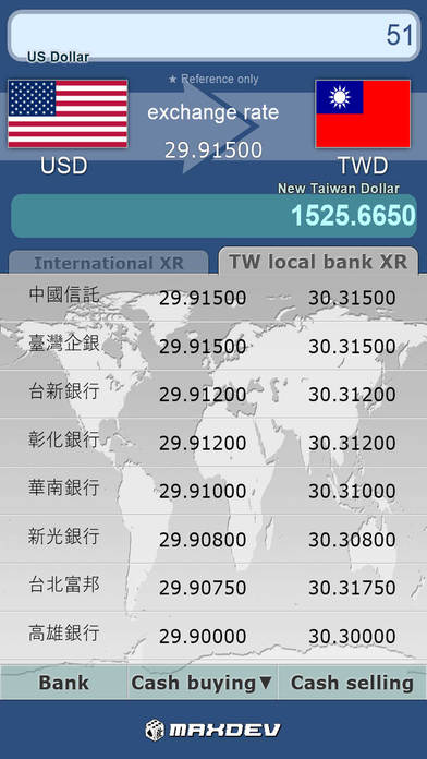 貨幣匯率 screenshot 2