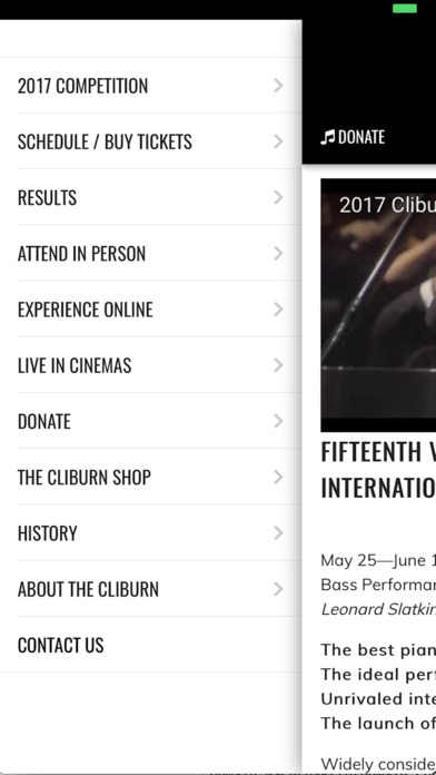Cliburn Live screenshot 2