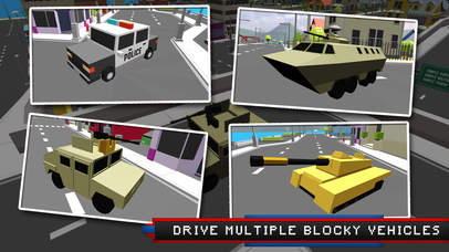 Blocky Police Super Heroes screenshot 4