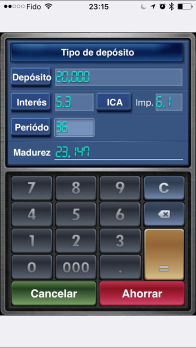 Captura de pantalla del iPhone 1