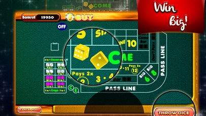 Sizzling Fortune Craps – Best Dices Bet Shooter 3D screenshot 3