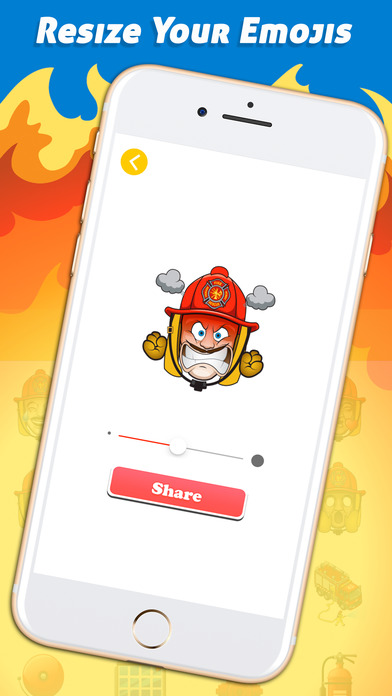 FirefighterMoji - Firefighter Emoji Keyboard screenshot 4