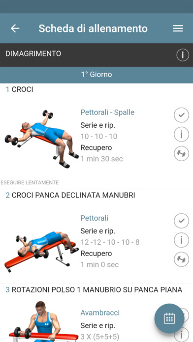 LungoTevere Fitness Workout screenshot 2