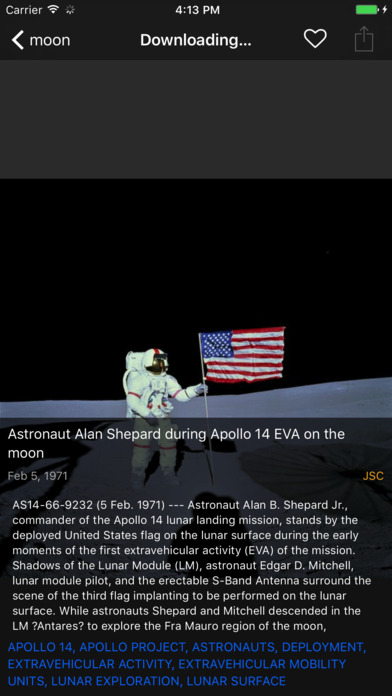 Endeavour - NASA image search screenshot 4