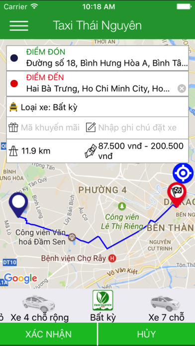 Taxi Thái Nguyên screenshot 3