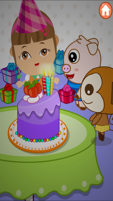 Happy Birthday - cake,ice cream and presents screenshot 3