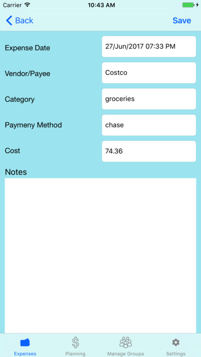 GEM - Group Expense Manager screenshot 3