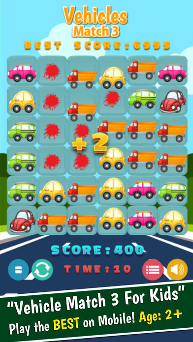 Various Vehicles Match3 Clash Games screenshot 3