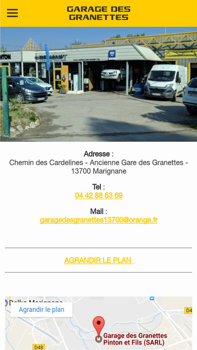 Garage des Granettes screenshot 2