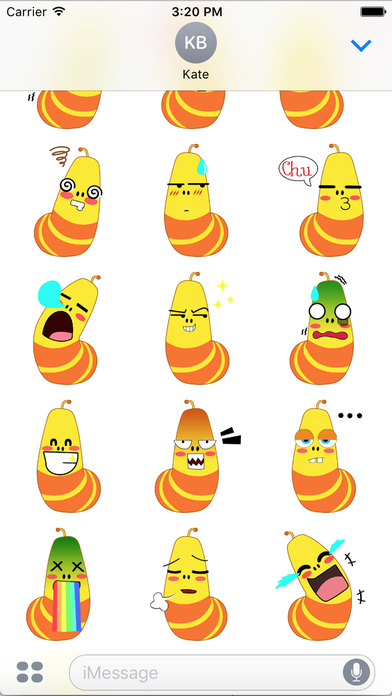 Sleepy Grub - Cartoon Sticker for Chatting screenshot 2