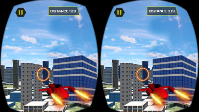 VR Futuristic Flying Car Racing screenshot 4