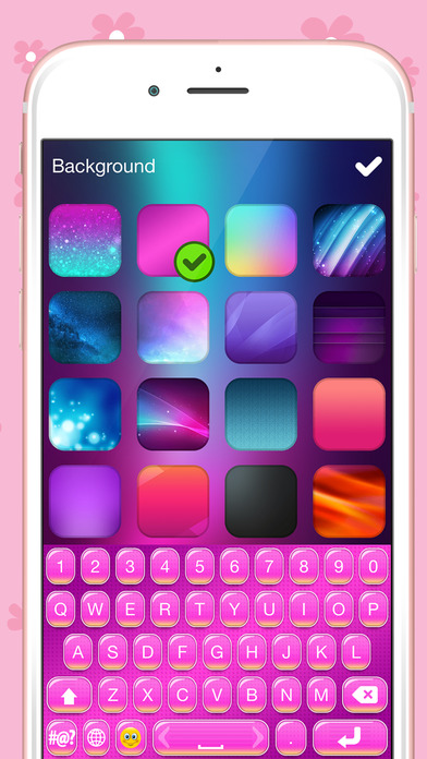 Cutest Girly Keyboard Themes screenshot 2