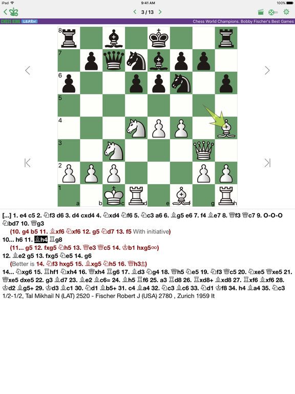 Bobby Fischer. Chess Championscreeshot 2