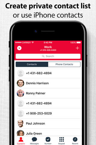 Second Phone Number - Private Call & Text App screenshot 4
