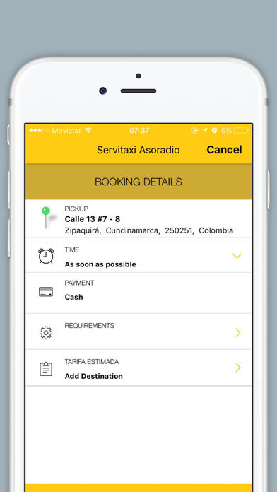 Servitaxi Asoradio screenshot 3