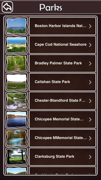 Massachusetts National & State Parks screenshot 3
