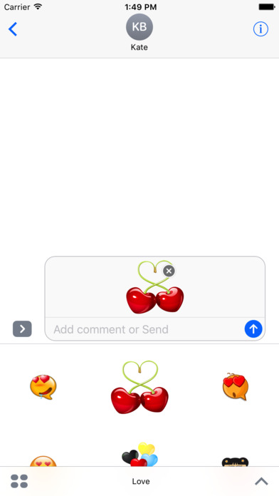 Love Emoticons Sticker screenshot 2